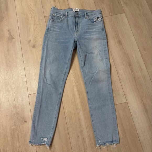 Agolde Women’s Sophie High Rise Skinny Crop in Parallel Size 30 - Picture 5 of 15